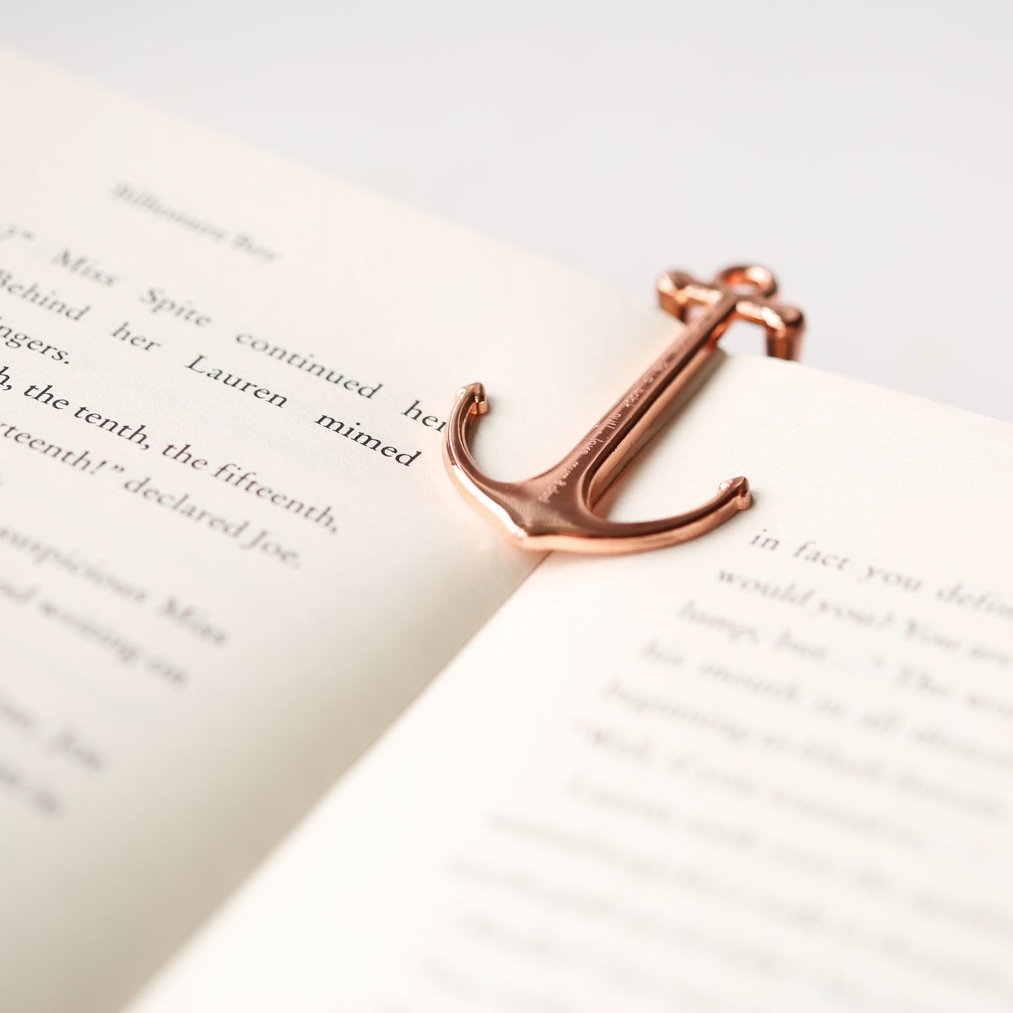 Book Anchor - Rose Gold