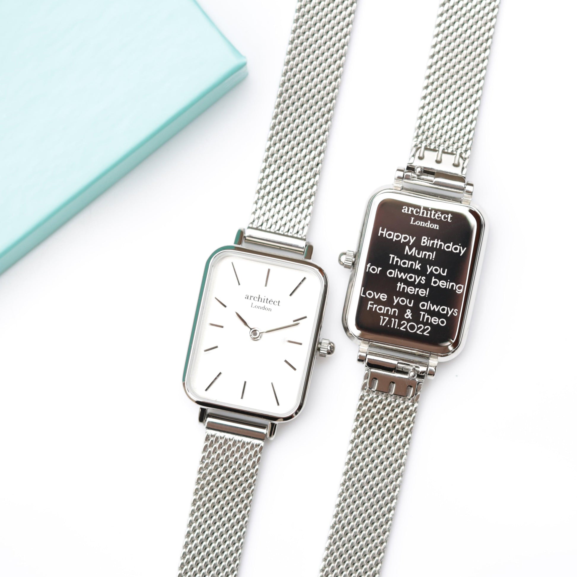 Ladies Architēct Lille - Cloud Silver - Modern Font Engraving - MJM OPERATION