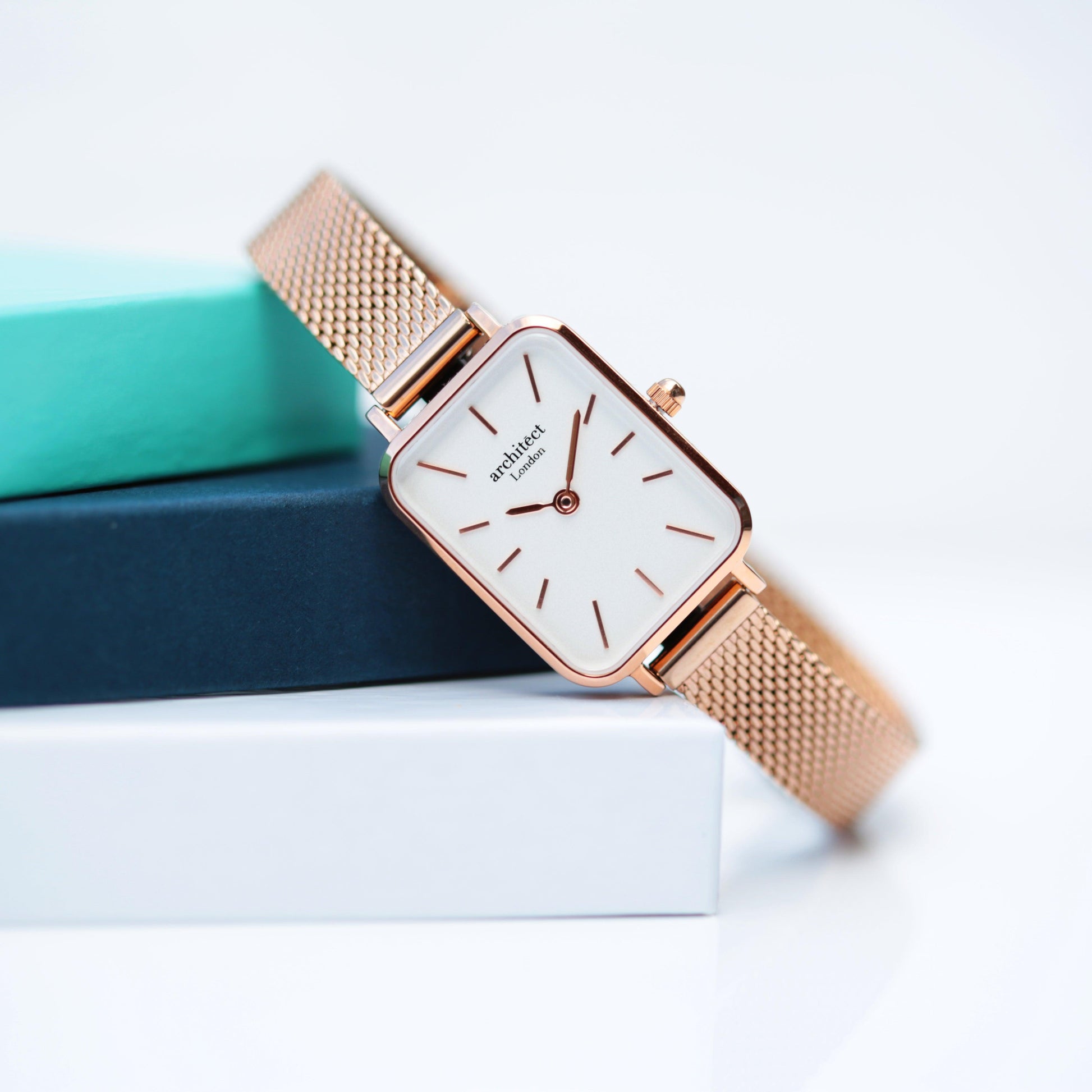 Ladies Architēct Lille - Rose Gold - Modern Font Engraving - MJM OPERATION