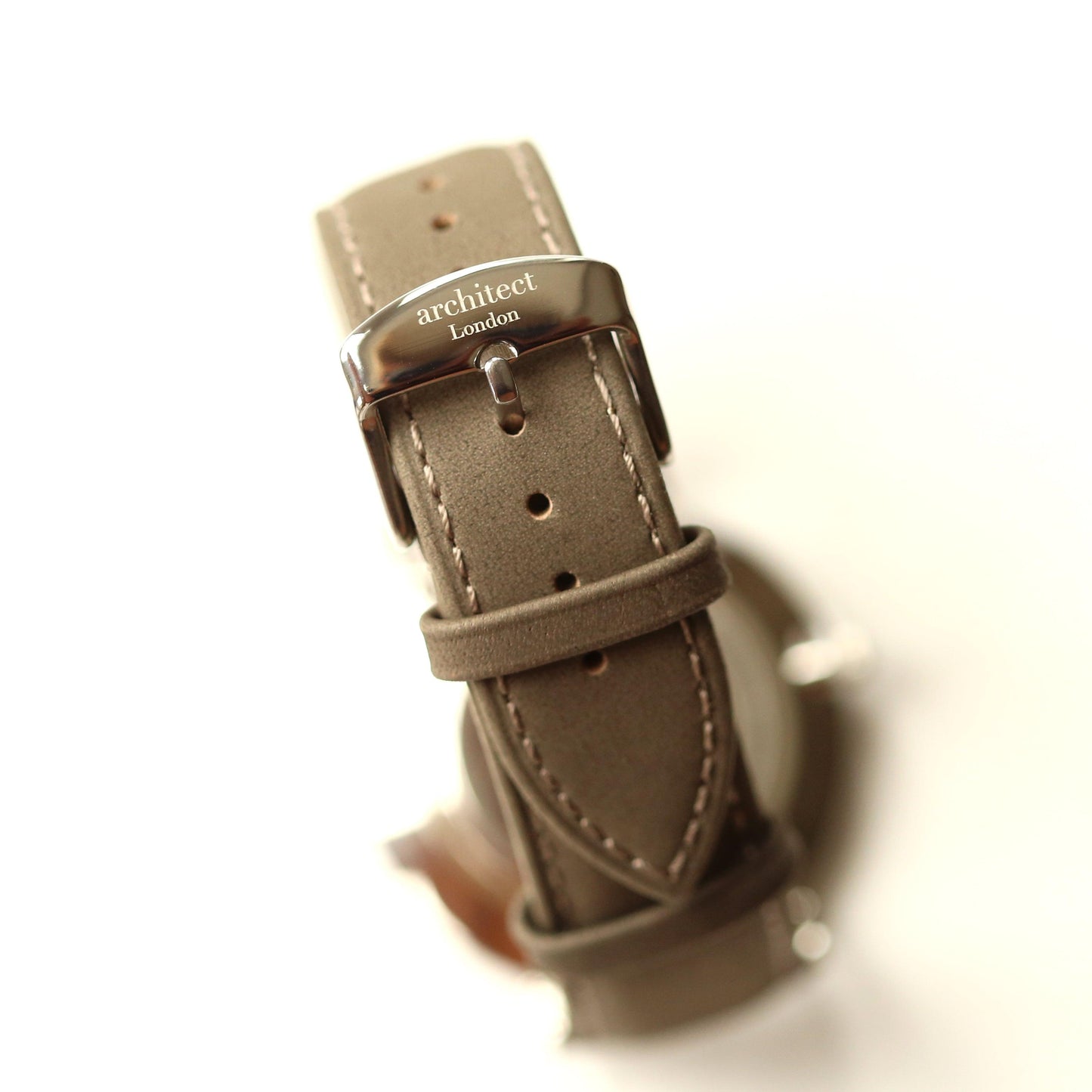 Modern Font Engraving - Men's Architect Zephyr + Urban Grey Strap - MJM OPERATION