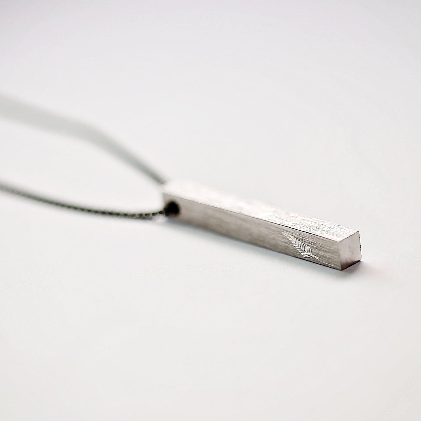 Personalised Brushed Men's Necklace - MJM OPERATION