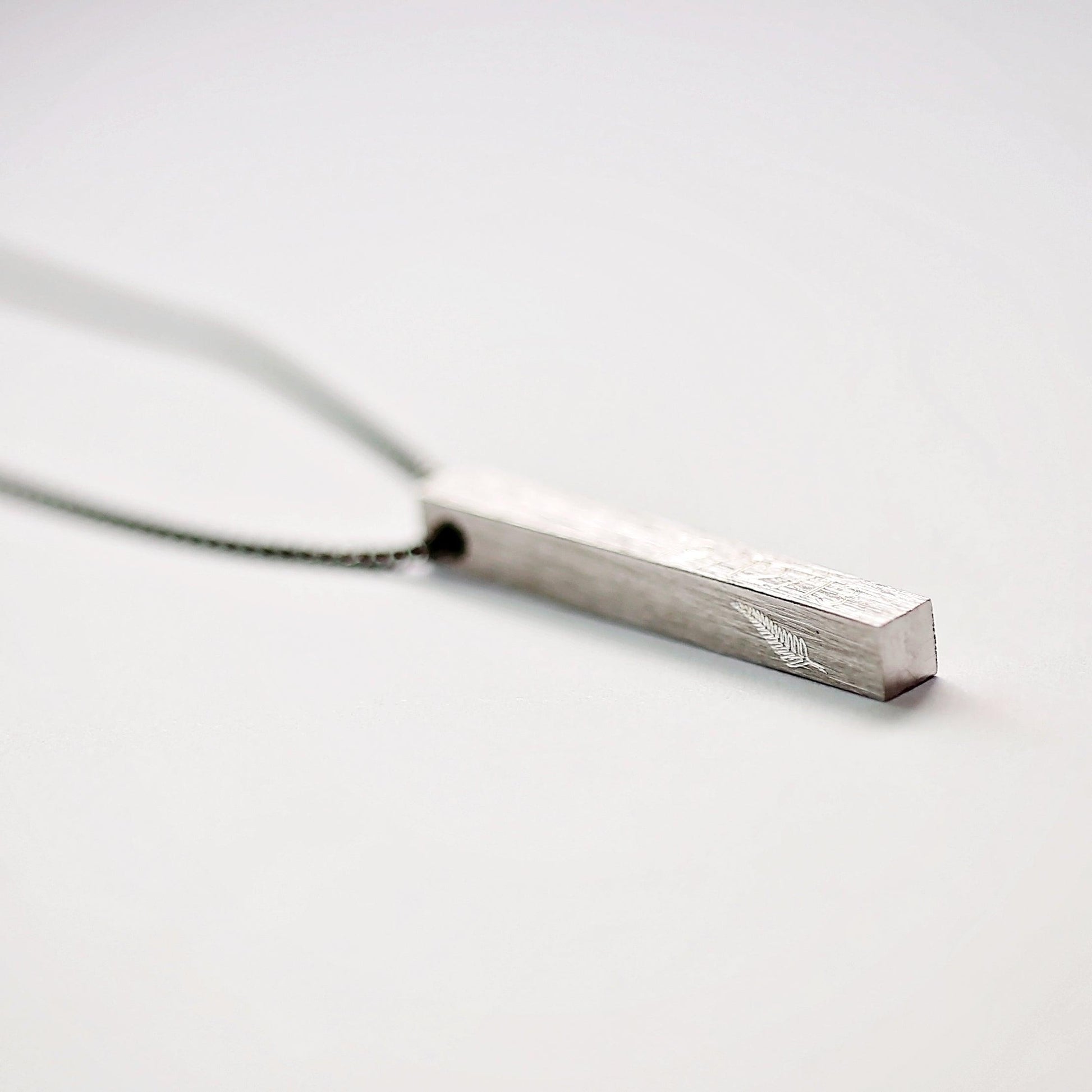 Personalised Brushed Men's Necklace - MJM OPERATION