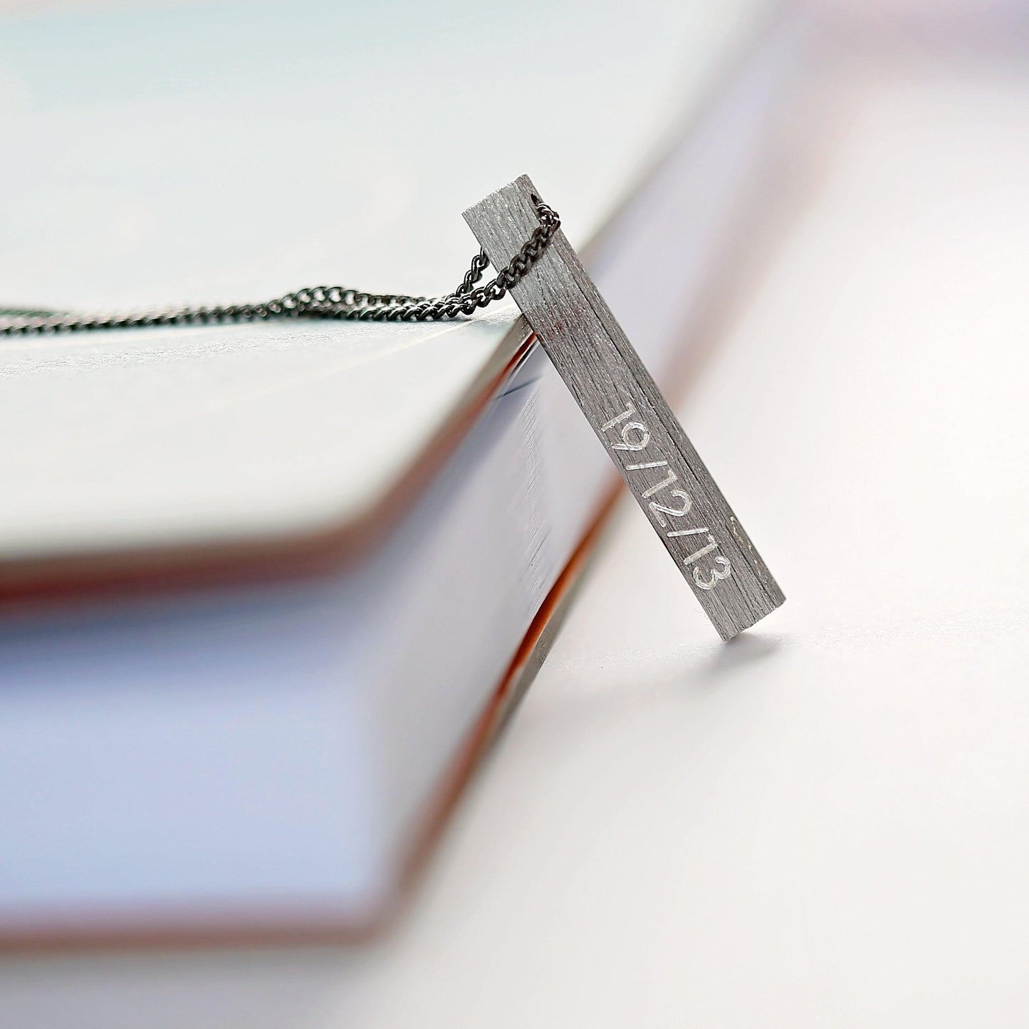 Personalised Brushed Men's Necklace - MJM OPERATION